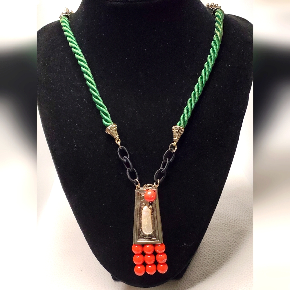 Antique Corals & Pearl Necklace